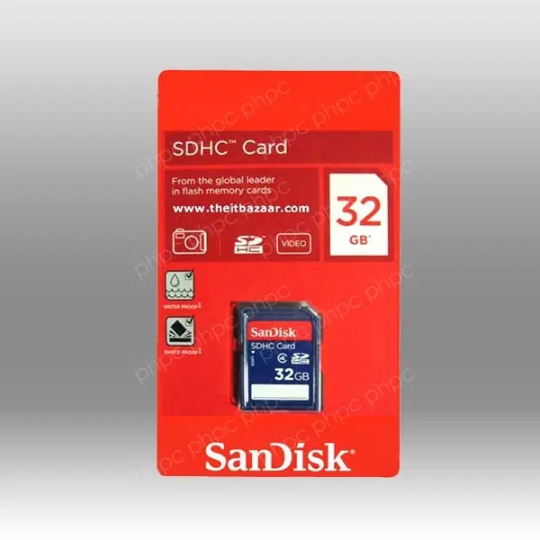 Sandisk Sdhc Sdb 32gb Class 4