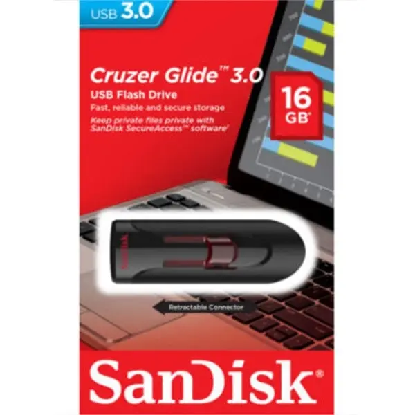 Sandisk Sdcz600 016g 16gb Cz600 Cruzer Glide Usb 3.0 Version