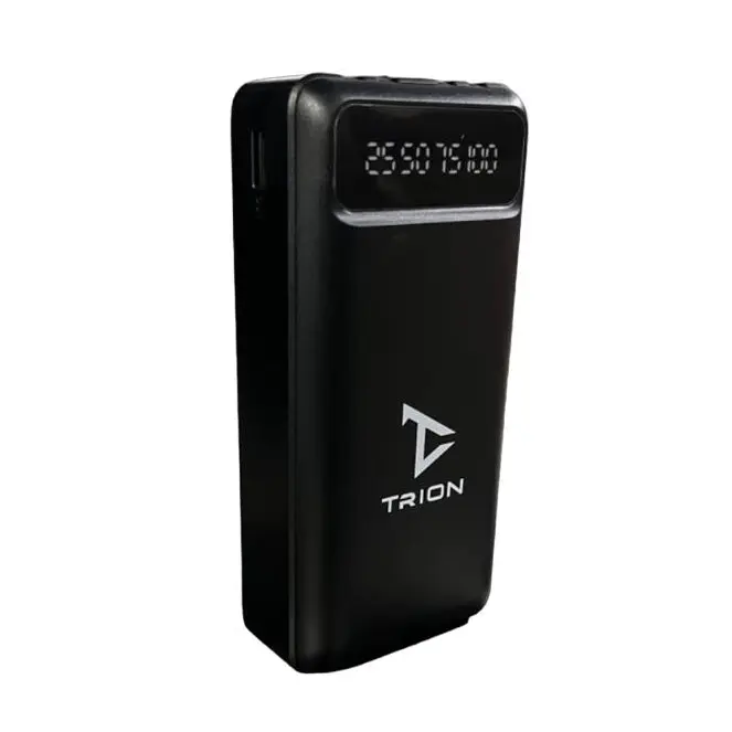 Trion IS-Y88 30000mAh Power Bank with Digital Display, Built-in 4 Cables & Type C Connectivity