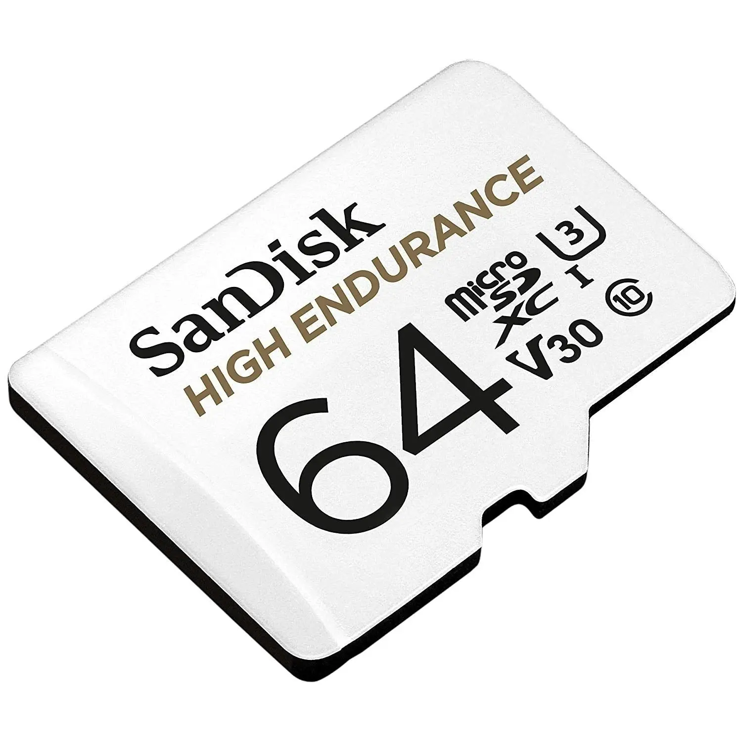 Sandisk High Endurance Microsdhc Card Sqqnr 64g Uhs I C10 U3 V30 100mb/S R 40mb/S W Sd Adaptor Sdsqqnr 064g Gn6ia