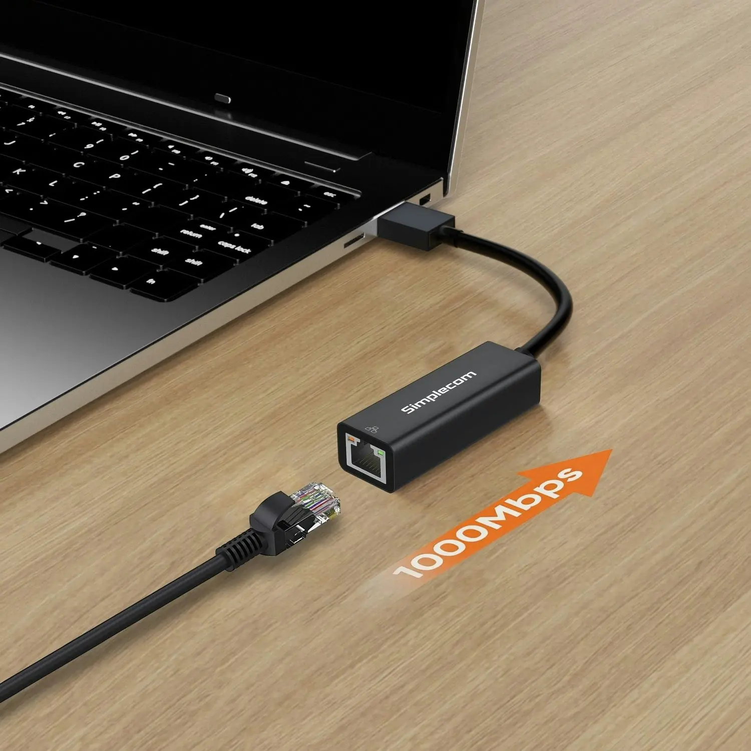 Simplecom NU304 SuperSpeed USB 3.0 to Gigabit Ethernet Network Adapter