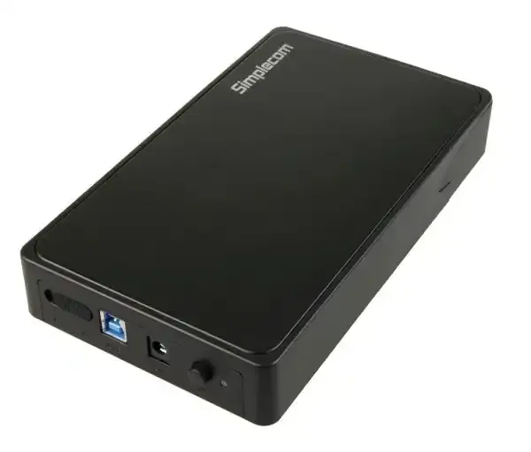 Simplecom SE325 Tool Free 3.5" SATA HDD to USB 3.0 Hard Drive Enclosure Black