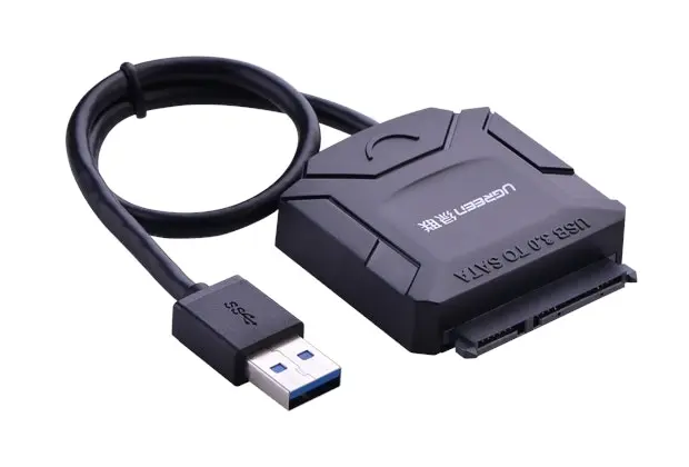 UGREEN USB 3.0 to SATA Converter cable with 12V 2A power adapter (20231)