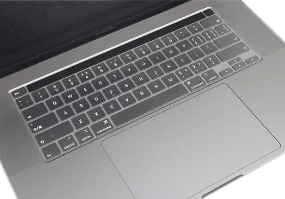 MacBook Pro 16 inch 2020 Release A2141 Matte Shell Case Keyboard Cover Touch Bar Clear