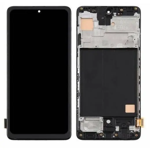 For Samsung Galaxy A51 (A515) LCD Screen + Digitizer Assembly with Frame (Black)