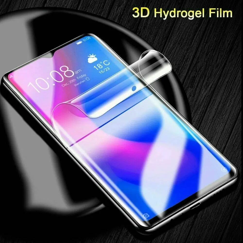 3x For Huawei Mate 10 20 Pro P20 P30 Pro HYDROGEL FLEXIBLE Crystal Screen Protector