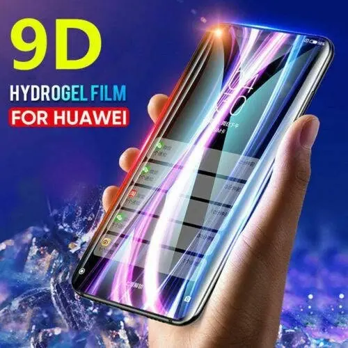 3x For Huawei Mate 10 20 Pro P20 P30 Pro HYDROGEL FLEXIBLE Crystal Screen Protector