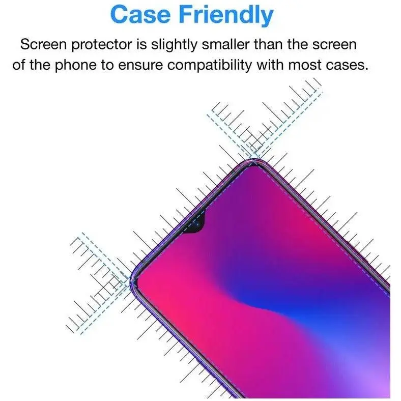 [2 Pack] OPPO Find X2 Lite Tempered Glass 9H HD Crystal Clear Premium Screen Protector