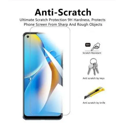 [2 Pack] OPPO A74 5G Screen Protector - Case Friendly, Shock Absorption