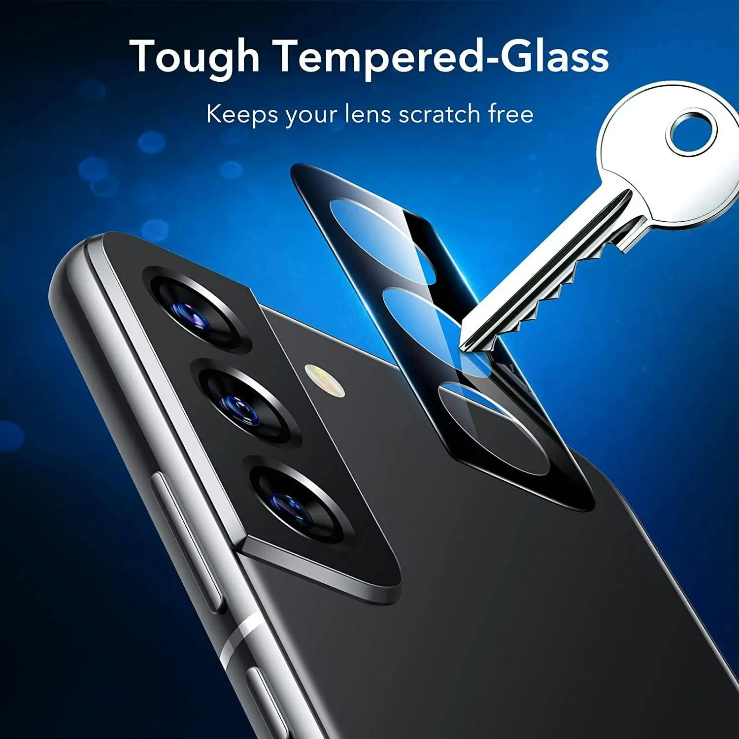 2 Pack | Camera Lens Protector Compatible with Samsung Galaxy S22 (2022), Scratch-Resistant Ultra-Thin Tempered Glass, Black