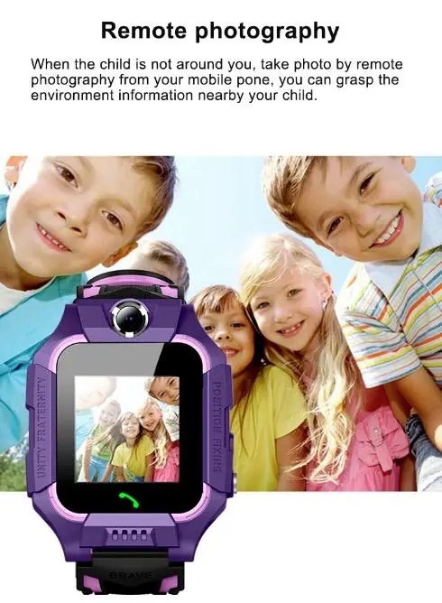 Kids Tracker Smart Watch Phone GSM SIM Alarm Camera SOS Call for Boys Girls Gift