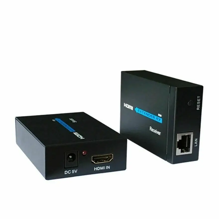 60M 1080P HDMI Network Extender Over Single Amplifier Cable CAT5E/6 Ethernet