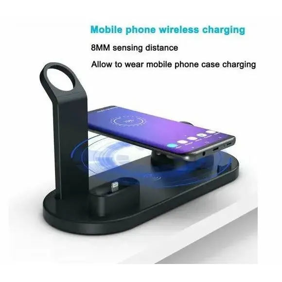 Wireless Fast Charger 4 in 1  | For iPhone Samsung AirPod Apple Watch