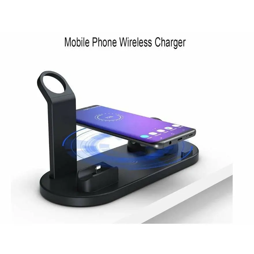 Wireless Fast Charger 4 in 1  | For iPhone Samsung AirPod Apple Watch