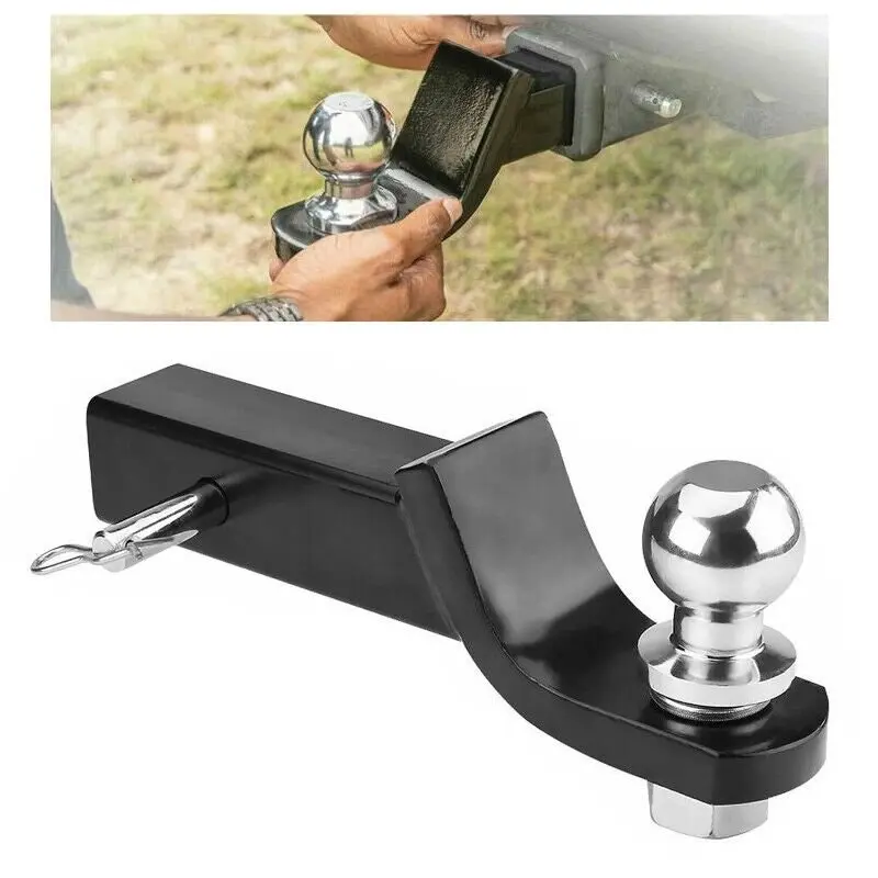 50MM Towbar Tongue Ball Mount Hitch Drop Tow Bar For 4WD Trailer Caravan Boat