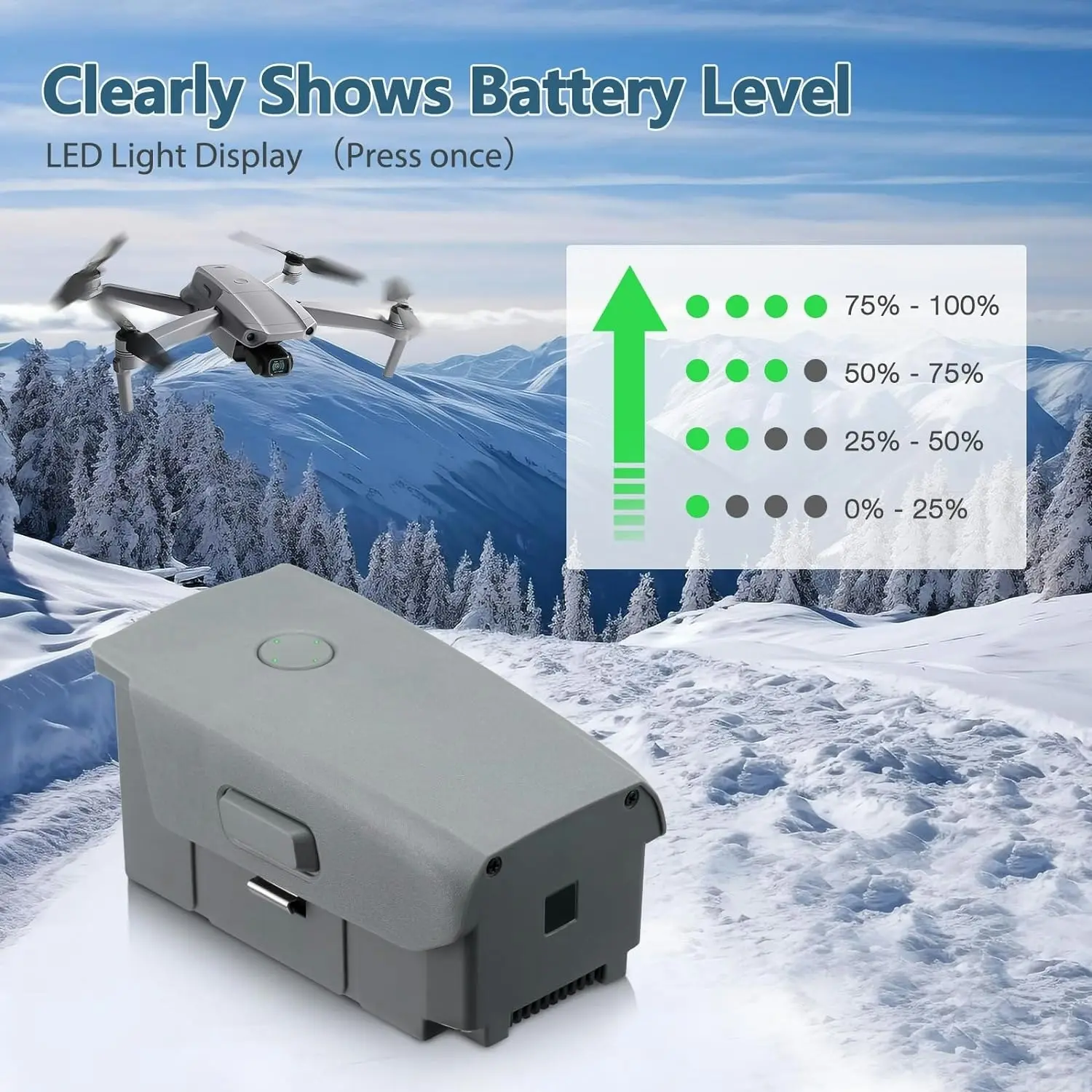 DJI Mavic Air 2 Compatible Intelligent Flight Battery