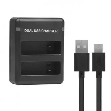 Fast Charging dual USB Charger Kit for GoPro HERO 10 9 8 7 6 5 3+ 3