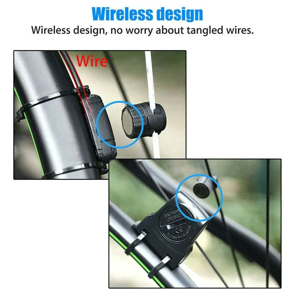 Waterproof Wireless Mountain Bike Computer Bicycle Speedometer Cycle Odometer MA