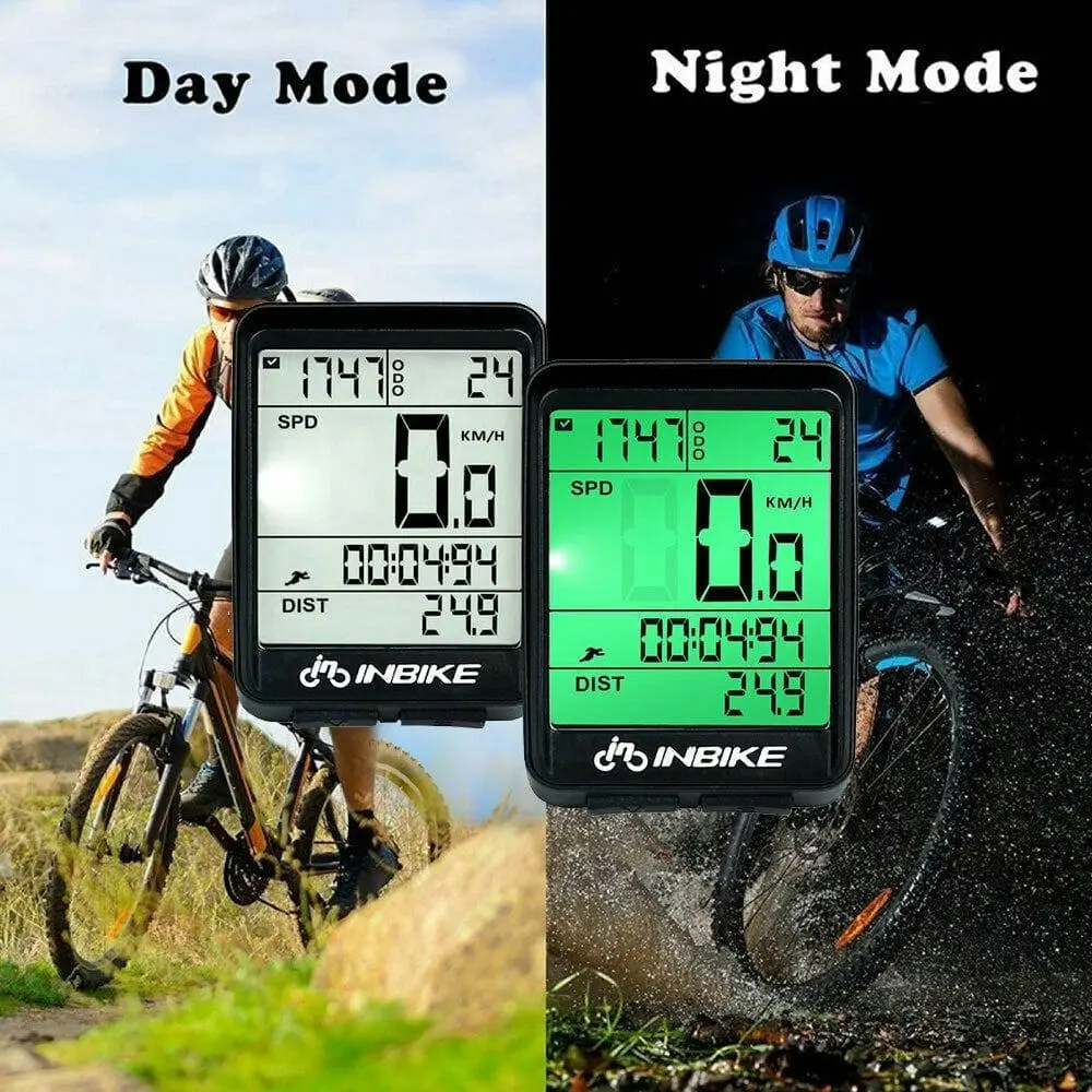 Waterproof Wireless Mountain Bike Computer Bicycle Speedometer Cycle Odometer MA