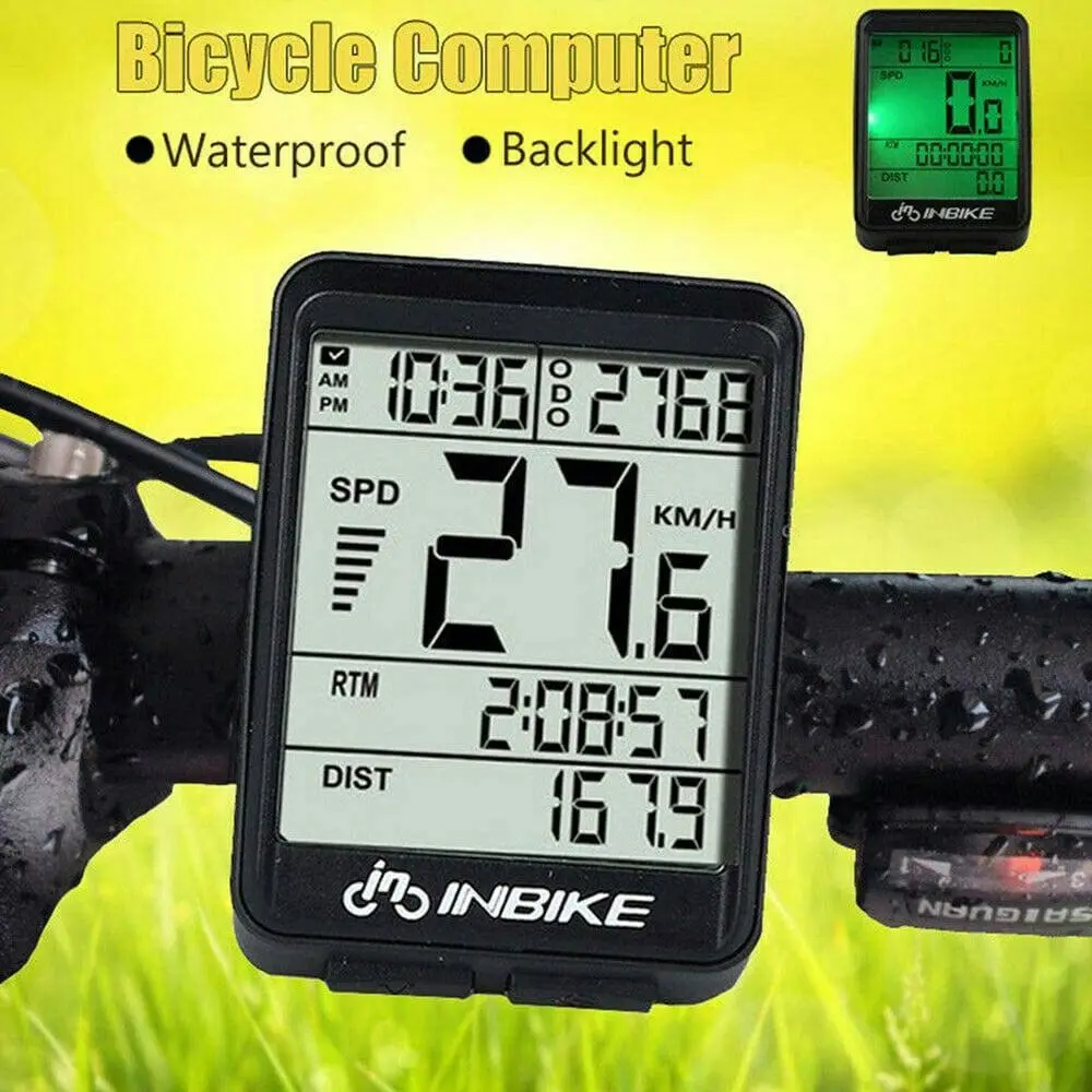 Waterproof Wireless Mountain Bike Computer Bicycle Speedometer Cycle Odometer MA