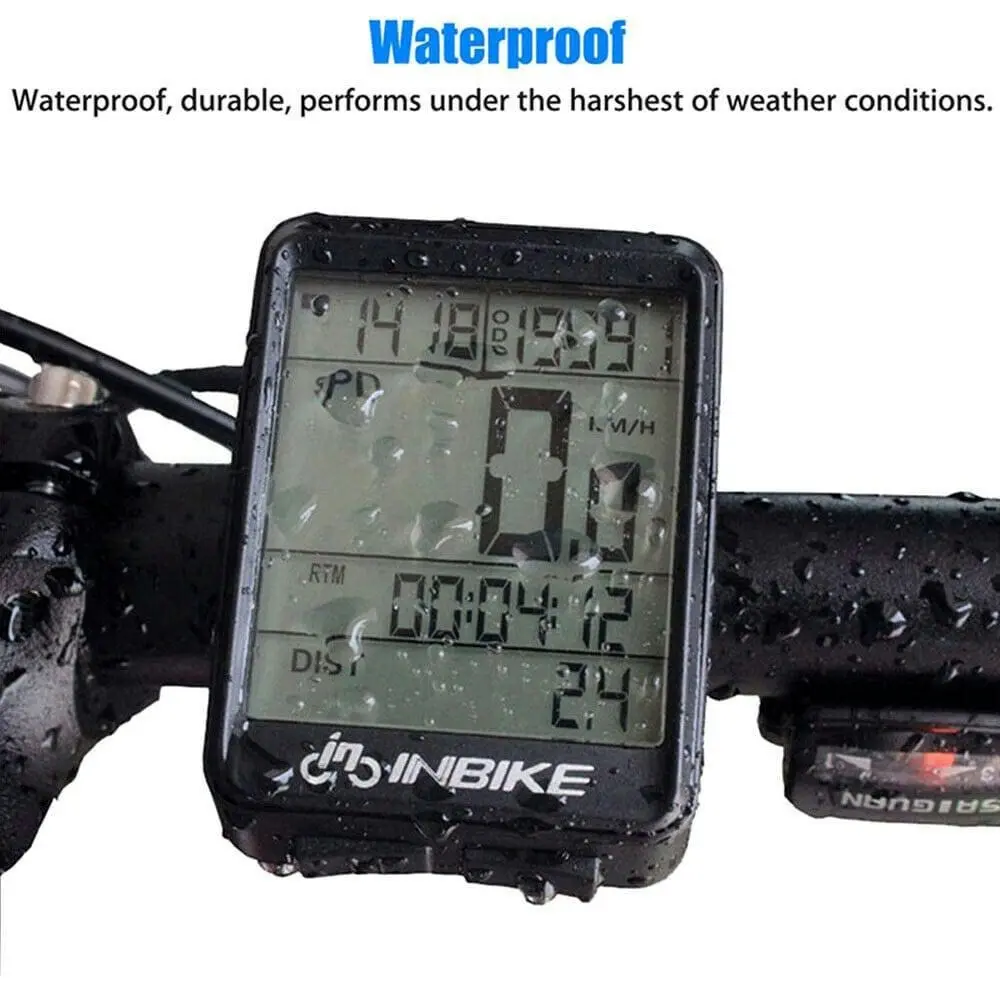 Waterproof Wireless Mountain Bike Computer Bicycle Speedometer Cycle Odometer MA