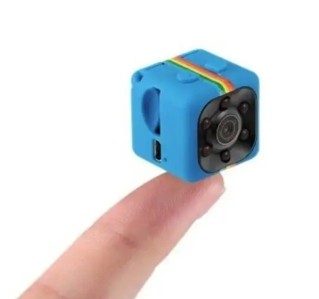 Mini Hd Night Vision Surveillance Camera Sports Supports Tf Card Dodger Blue