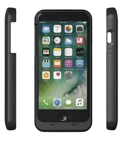 Protective Case with Built In Power Bank For iPhone 7- Black