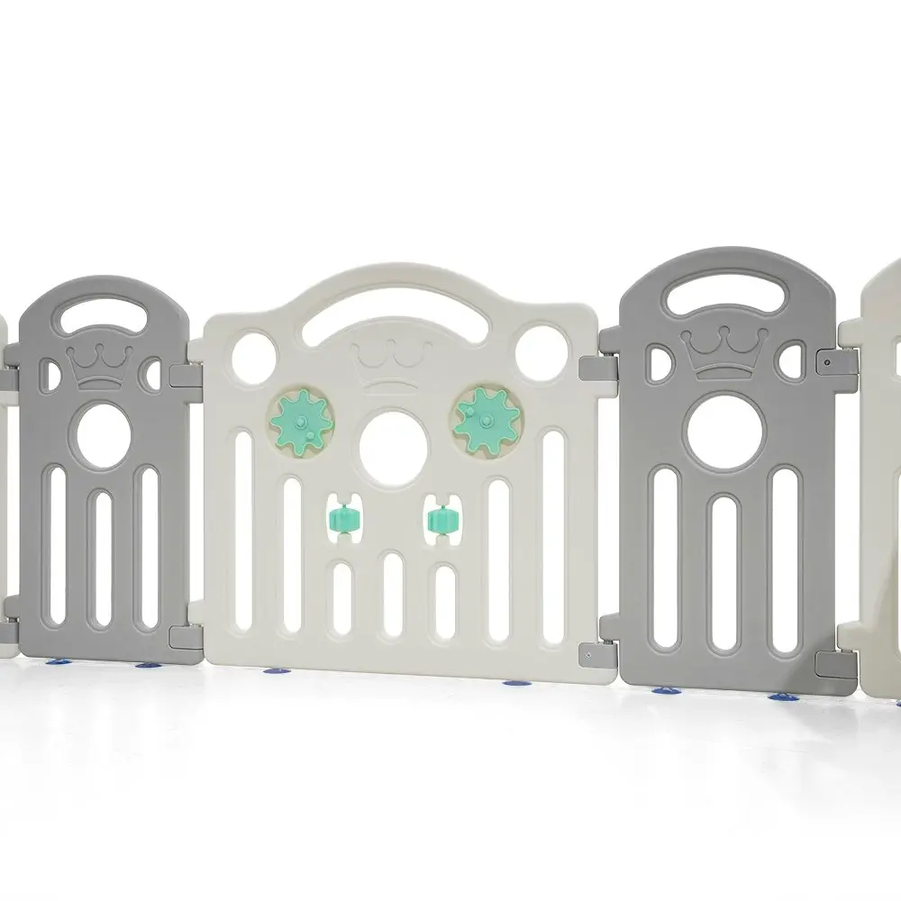 Playpals Kids Playpen Baby Safety Gate Toddler Fence Child Play Game 22 Panels