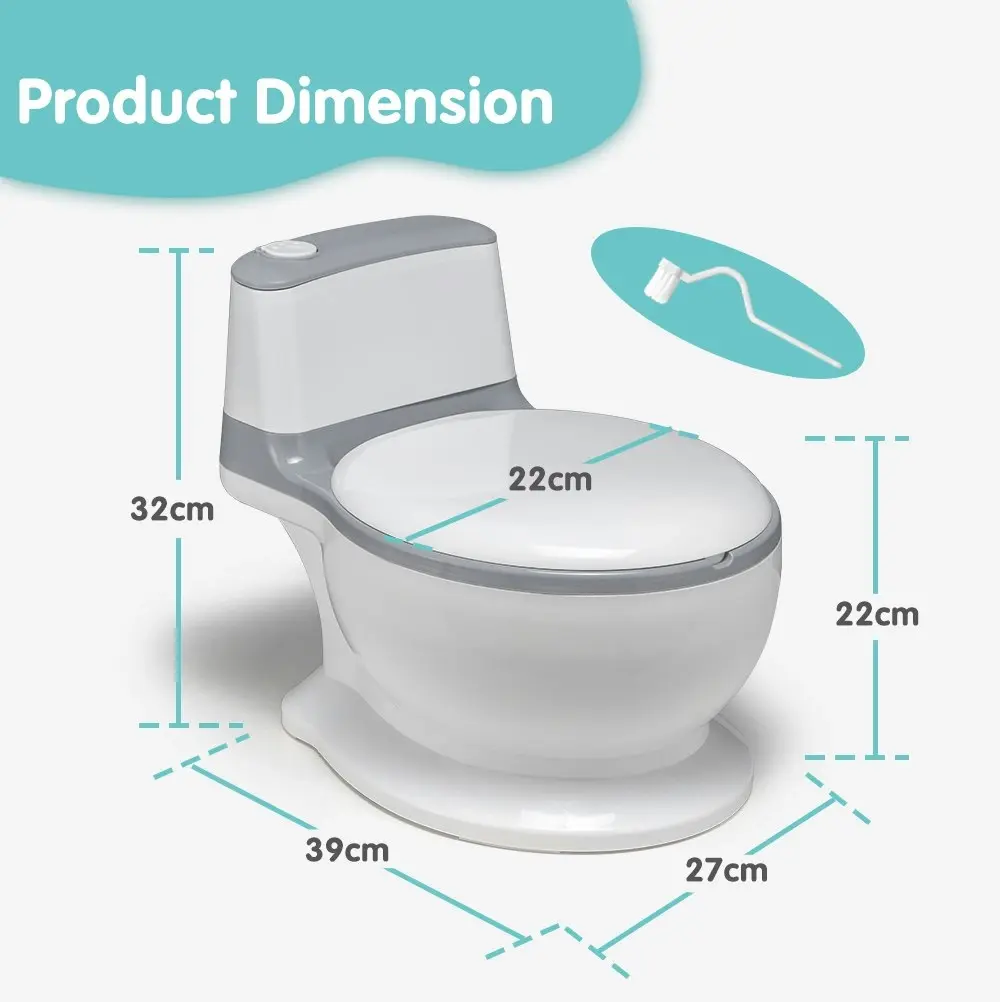 Playpals Kids Potty Trainer Seat Safety Toddler Toilet Training Child Non-Slip