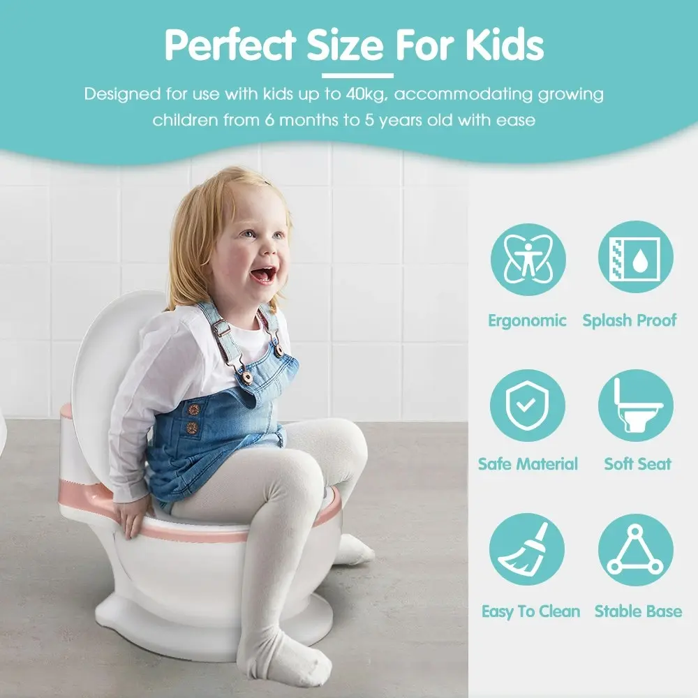 Playpals Kids Potty Trainer Seat Safety Toilet Training Toddler Child Non-Slip