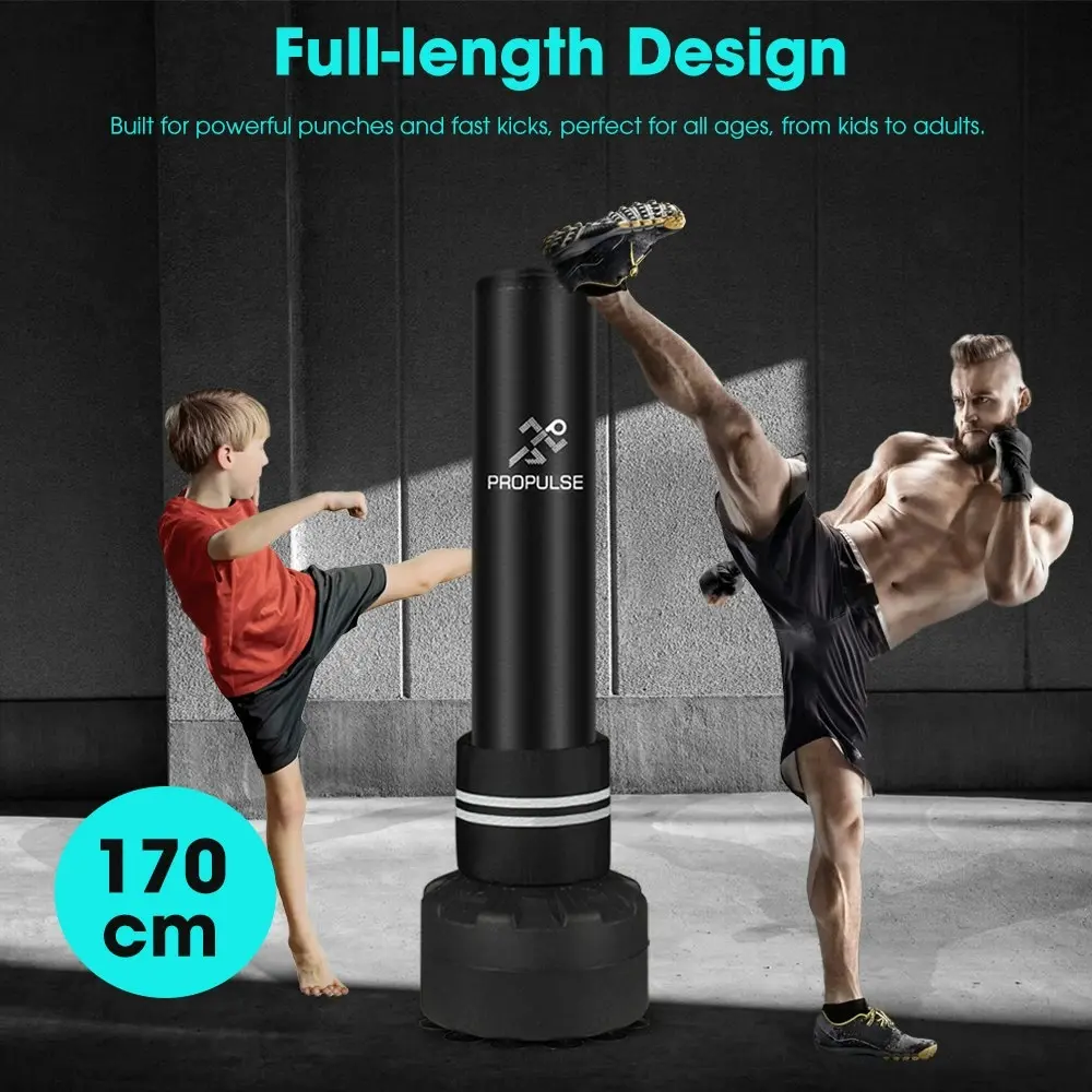 Propulse Boxing Punching Bag Free Standing Speed Bag Adults Kick Training 170cm