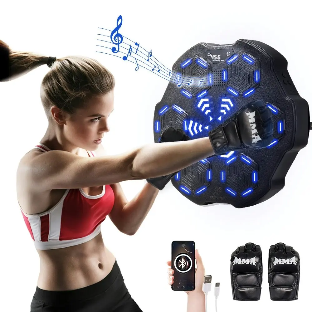 Propulse Smart Punching Boxing Electronic Music Machine 9 Speeds with Box Gloves