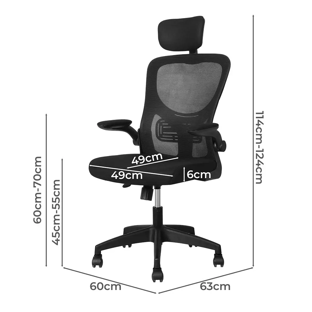 Levede Office Mesh Chair Gaming Executive Chairs Computer Work Seat Recliner