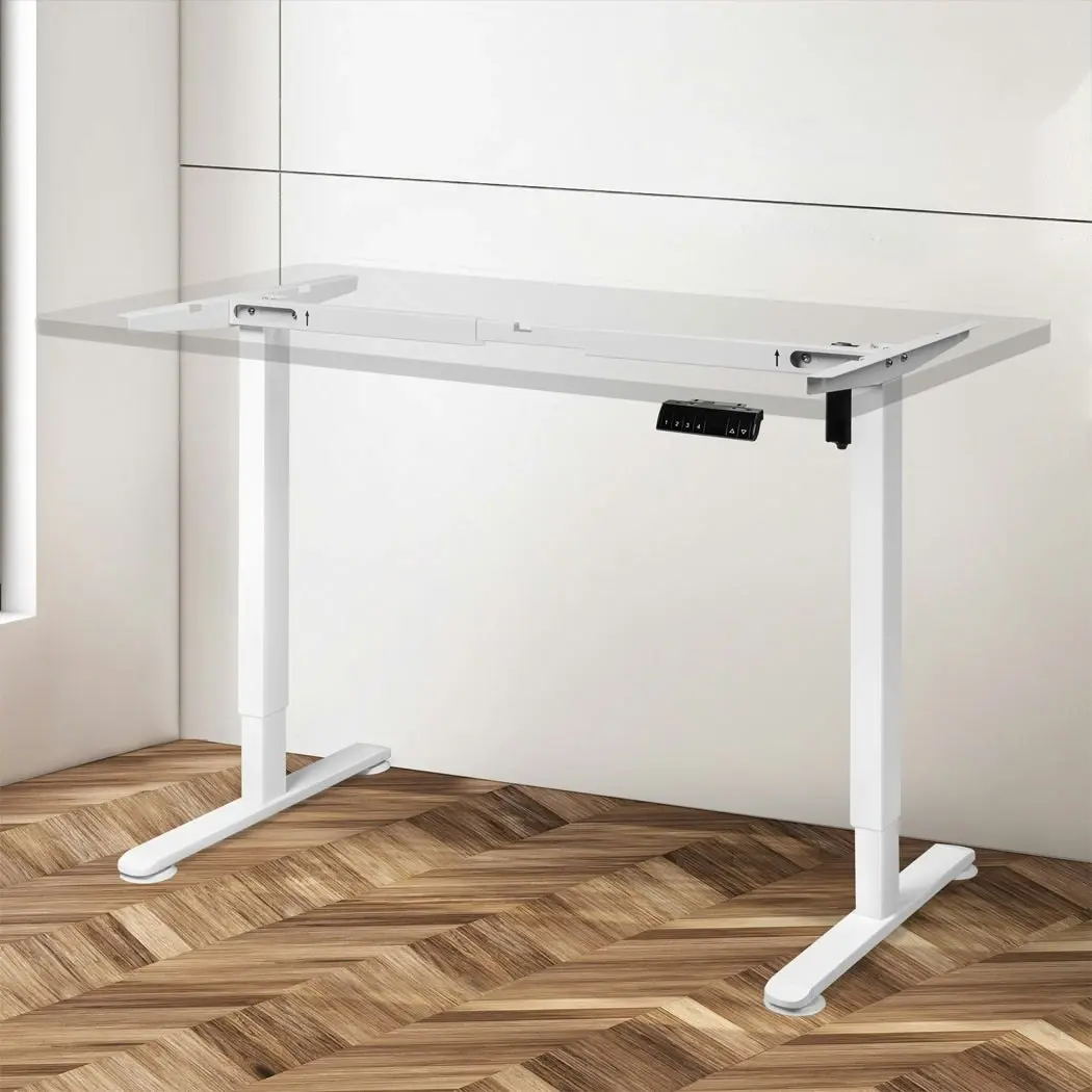 Levede Motorised Standing Desk Frame Only Single Motor Height Adjustable