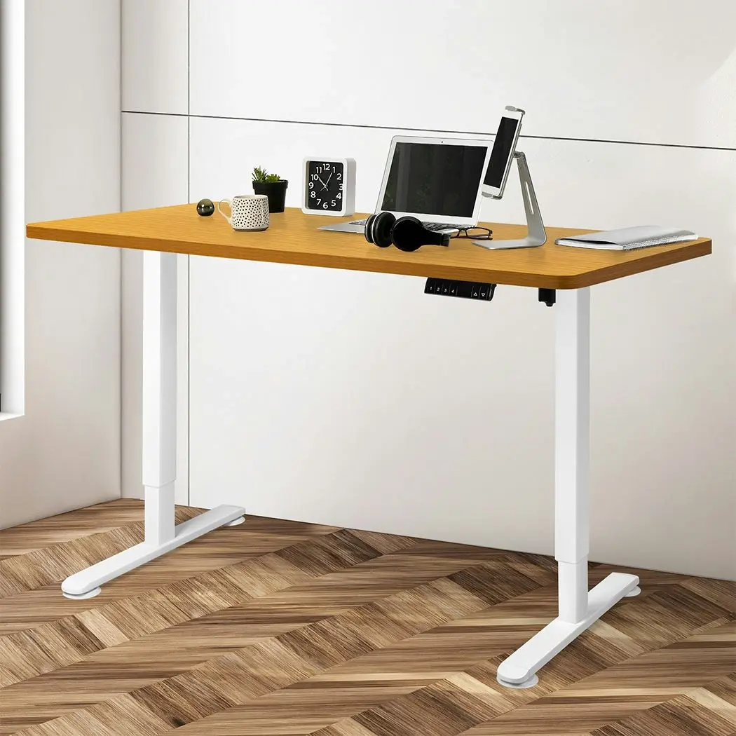 Levede Motorised Standing Desk Height Adjustable Electric Sit Stand Table 140CM