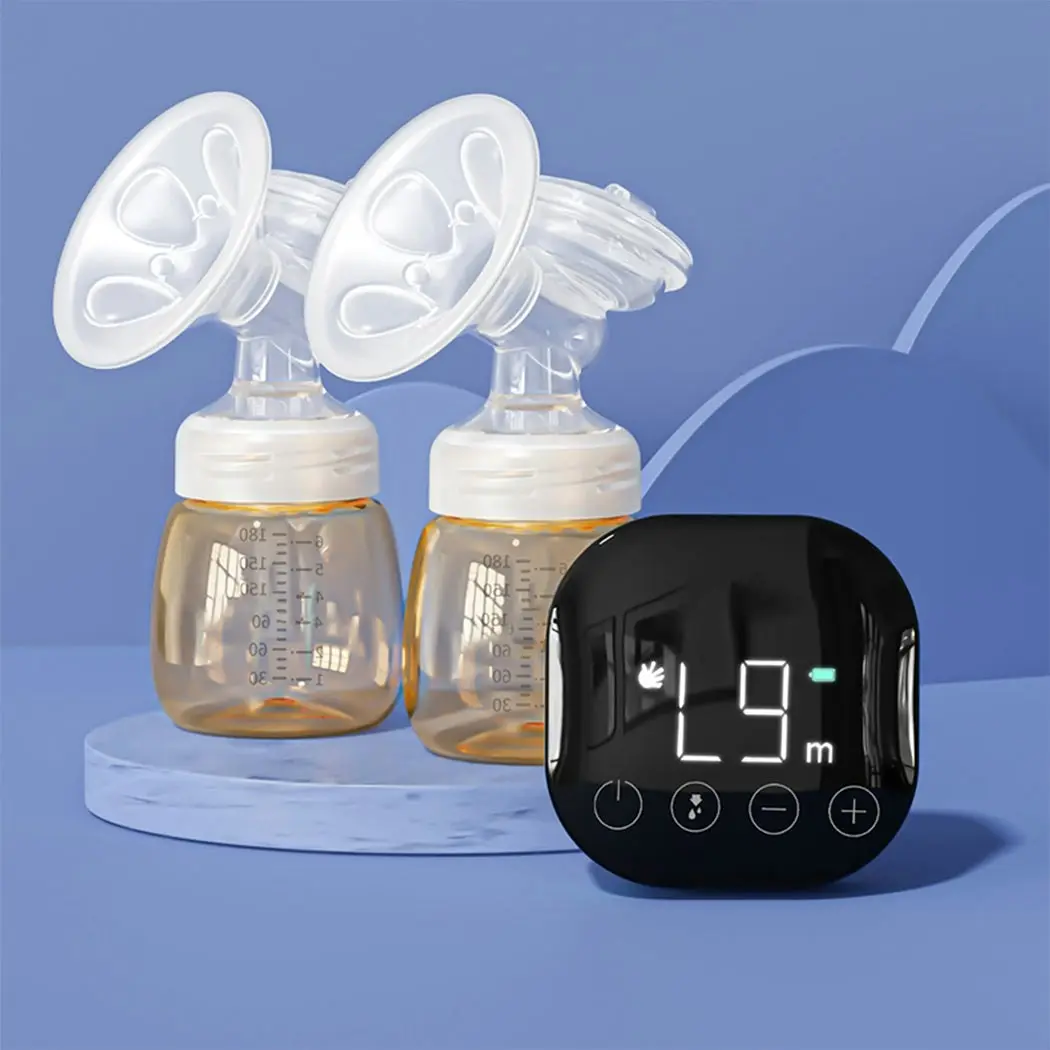 Traderight Group  Double Electric Breast Pump Automatic  24mm Hand Free Feeding Bottle USB Silent