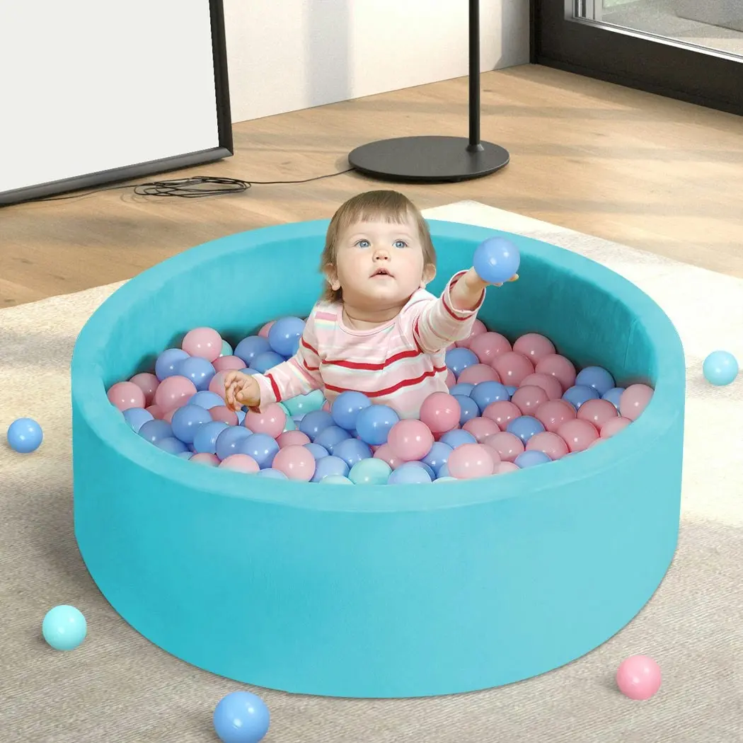 BoPeep Ball Pit Balls Baby Kids Child Ocean Playpen Foam Pool Soft Play Toy Blue