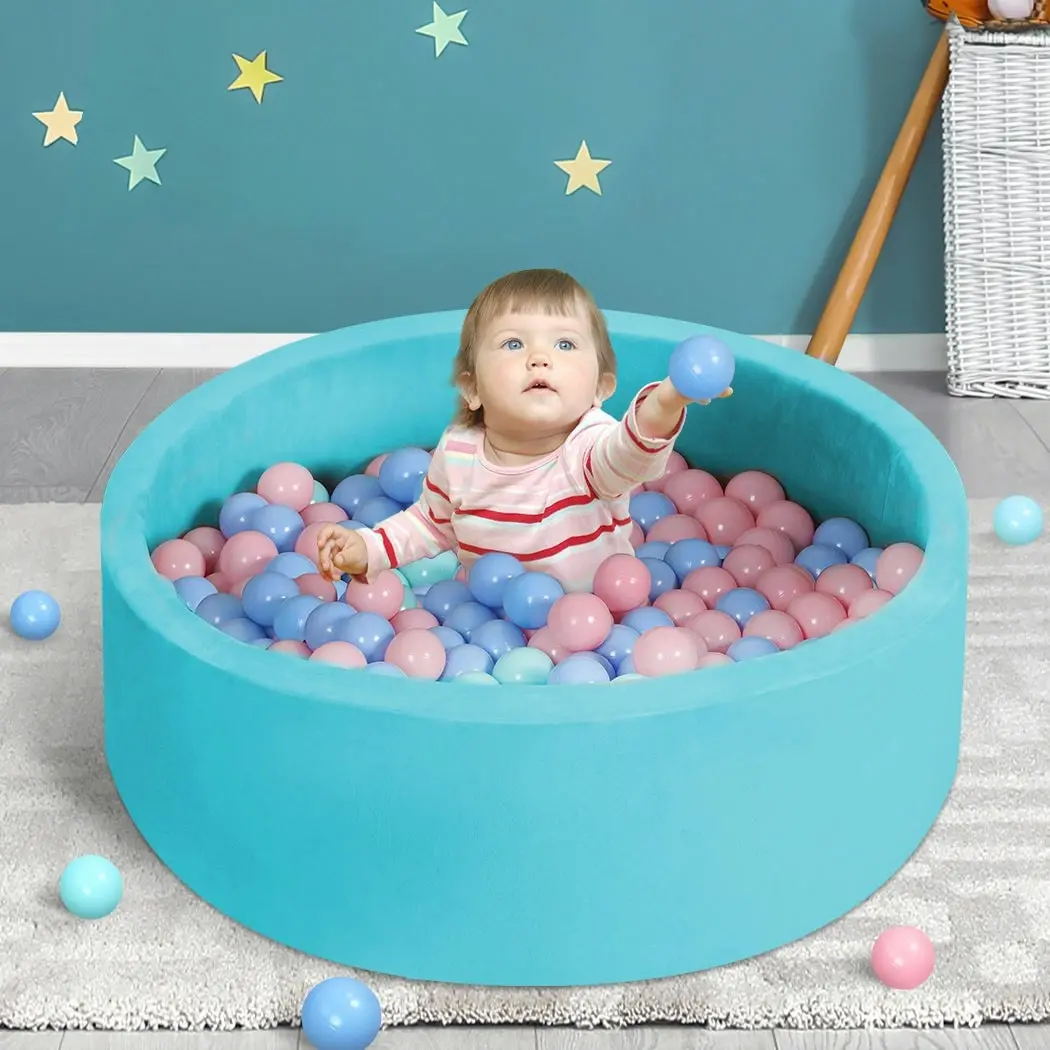 BoPeep Ball Pit Balls Baby Kids Child Ocean Playpen Foam Pool Soft Play Toy Blue