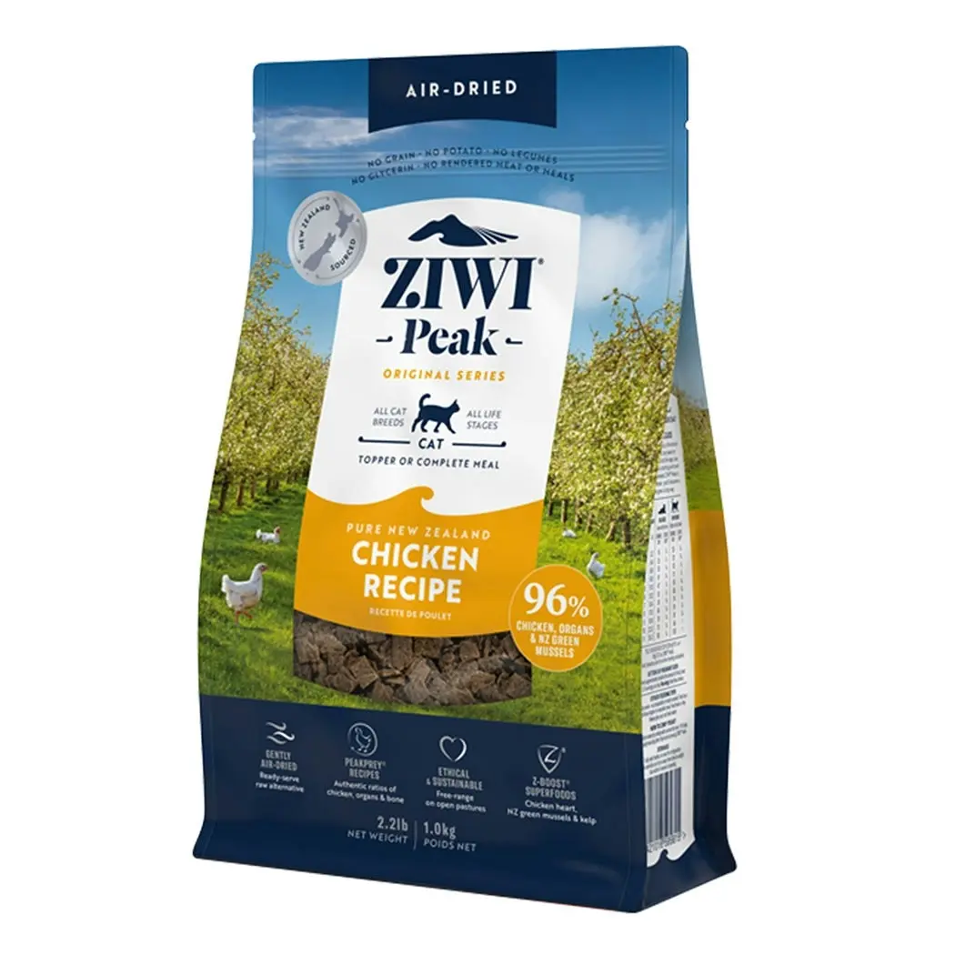 Ziwi Peak Air Dried Cat Food 1kg Chicken