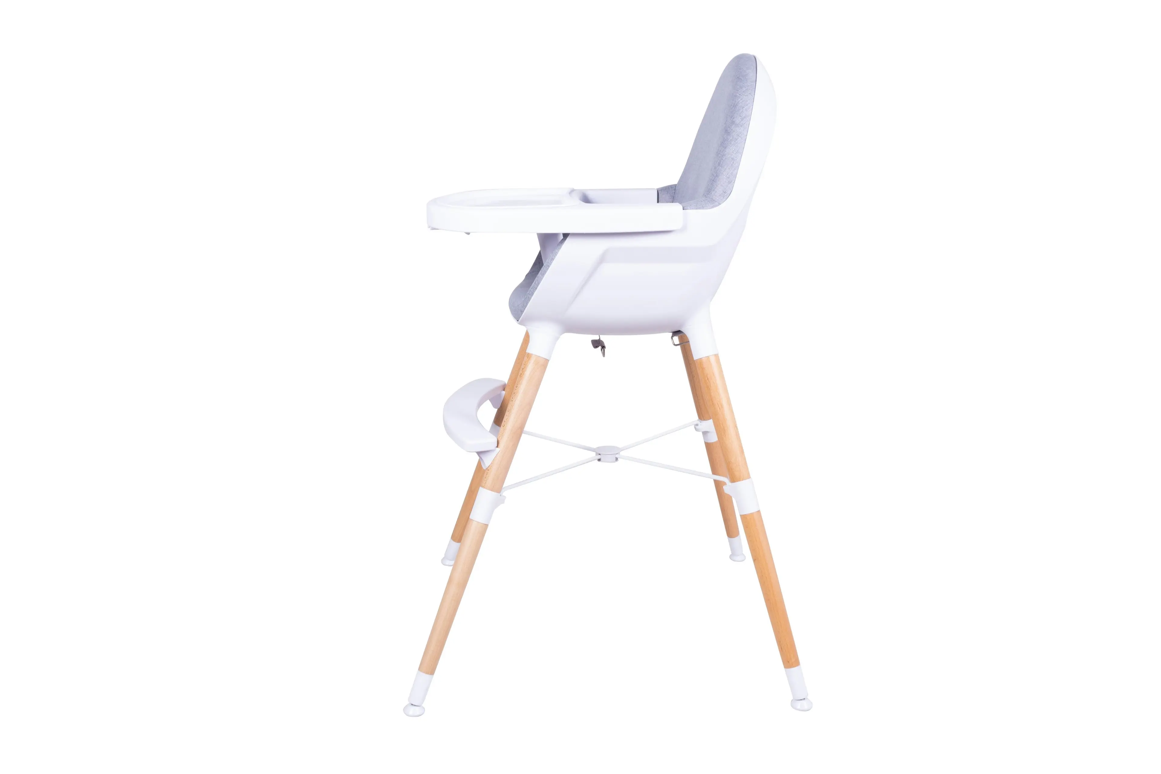 Bebecare Baby Infant Toddler Zuri Feeding Multi-functional High Chair - Natural