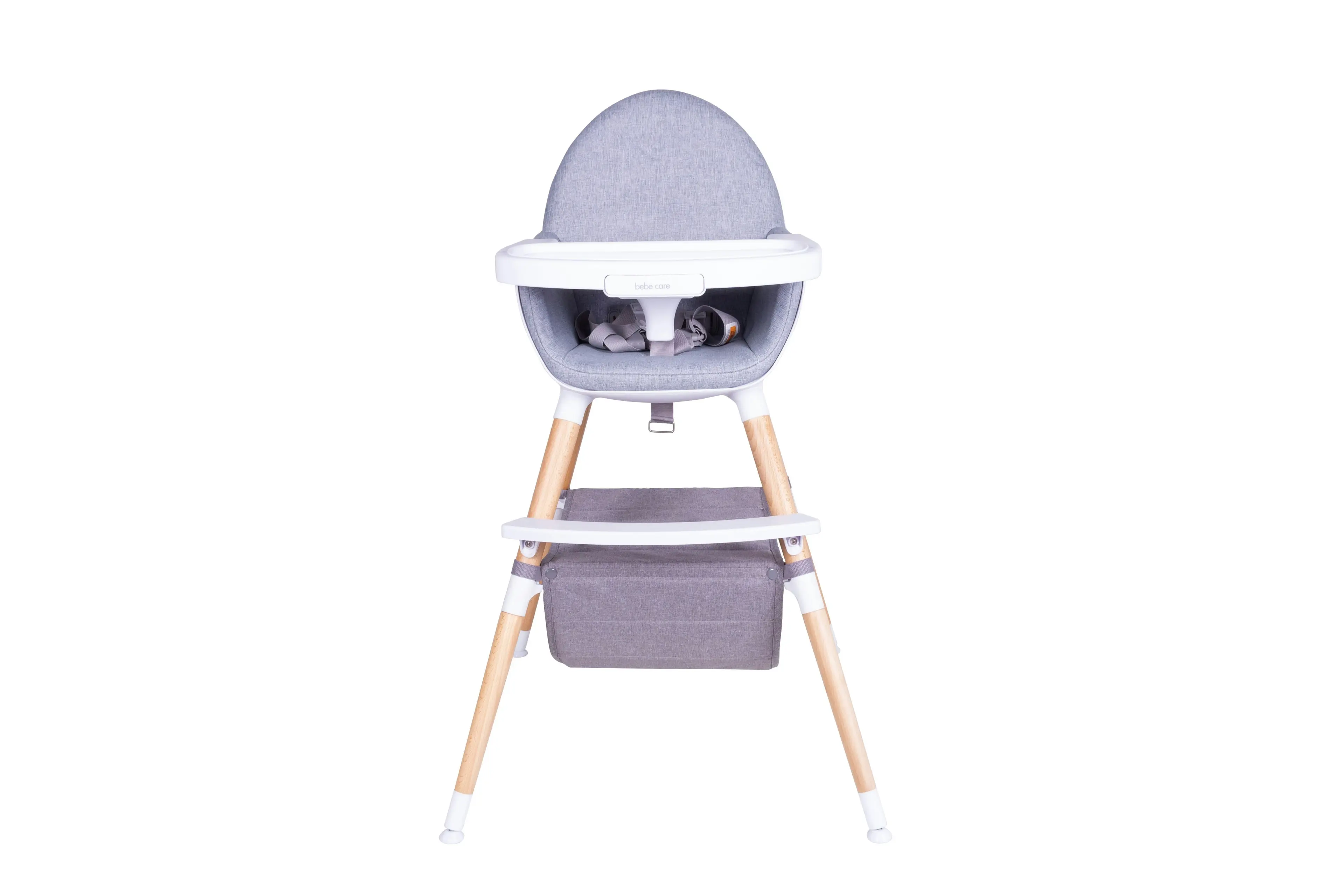 Bebecare Baby Infant Toddler Zuri Feeding Multi-functional High Chair - Natural