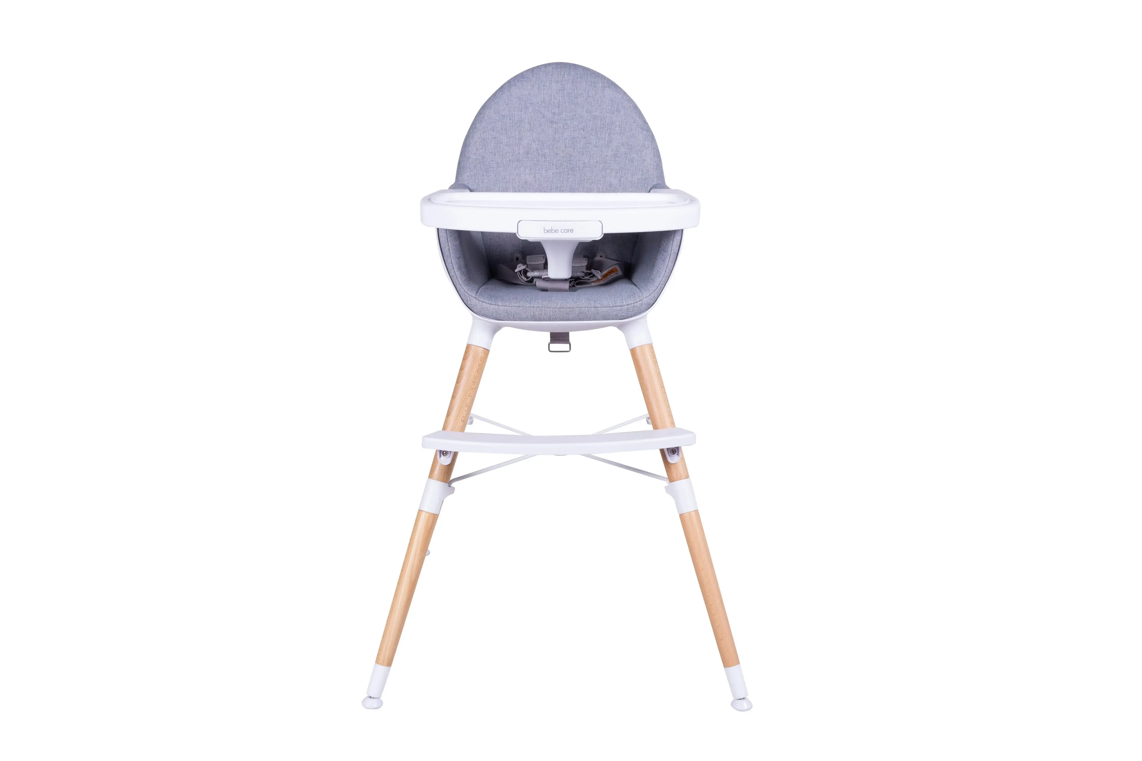 Bebecare Baby Infant Toddler Zuri Feeding Multi-functional High Chair - Natural