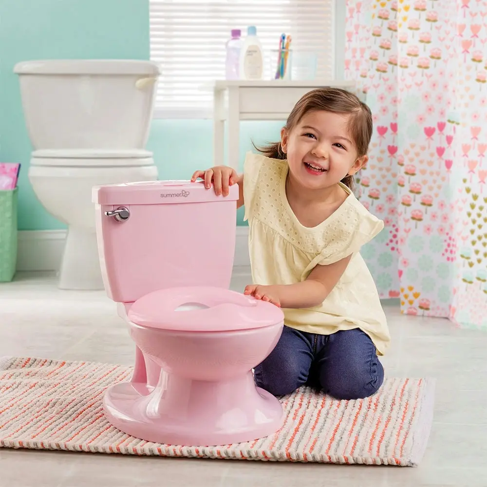 Summer Infant My Size Potty Realistic Design Looks With Flip-up Lid And Removable PInk