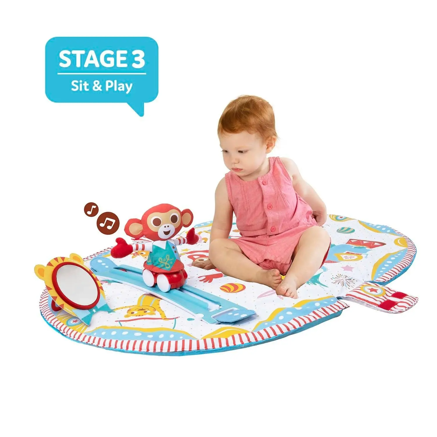 Yookidoo Gymotion Circus Playland Baby Play Mat Gym