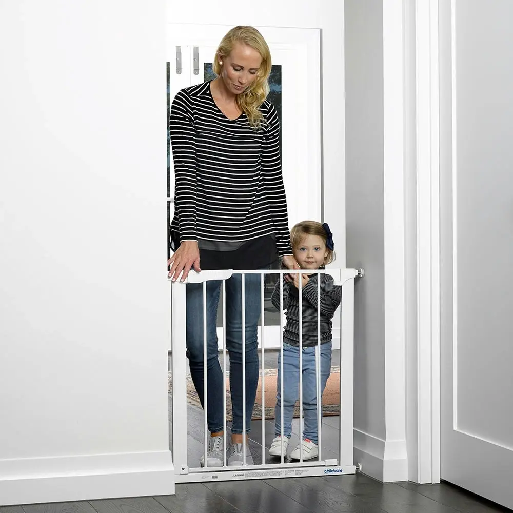 Childcare Assisted Auto Close Baby Toddler Safety Gate Extension For 24 Months