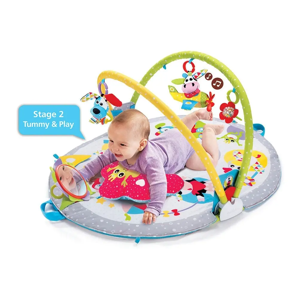 Yookidoo Gymotion Lay to Sit-Up Baby Play Mat Gym