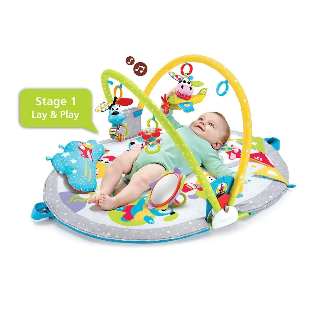 Yookidoo Gymotion Lay to Sit-Up Baby Play Mat Gym