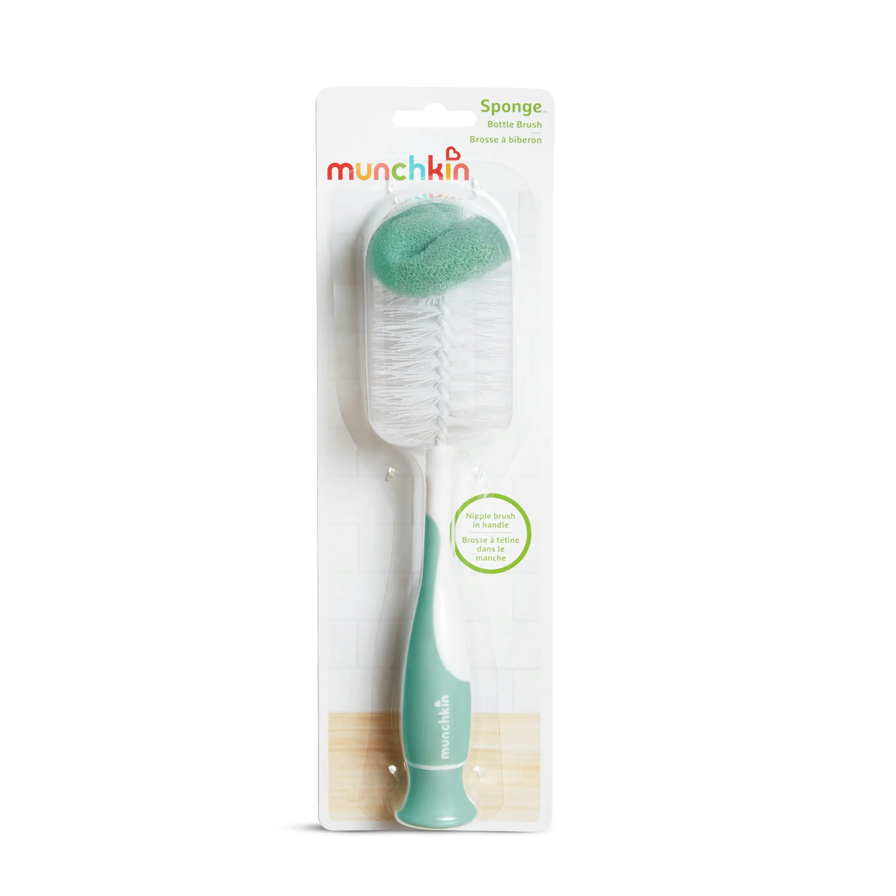 Munchkin Sponge Bottle Brush Randomly Selected 1PK Away From Household Germs