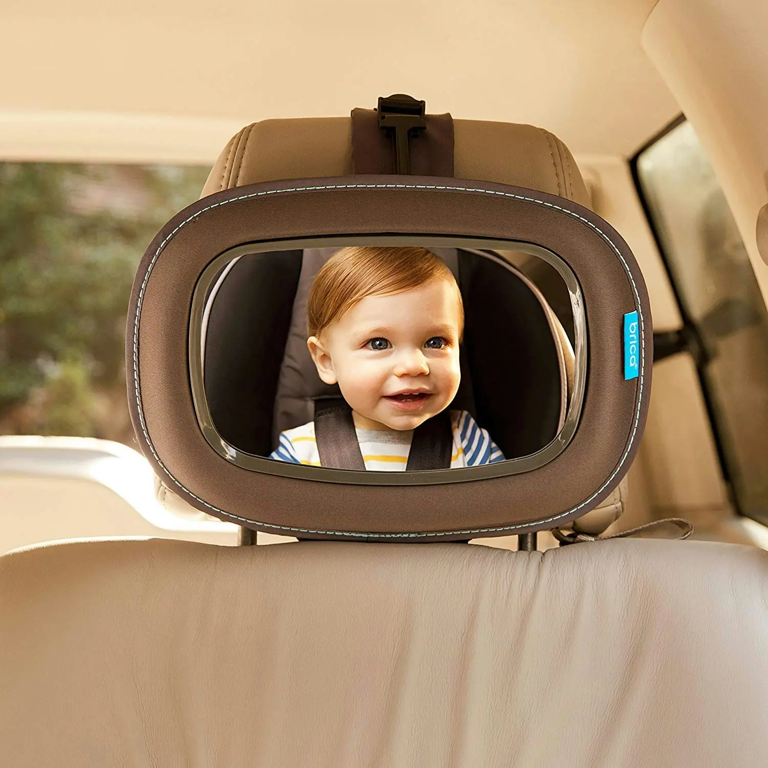 Brica Baby In Sight Soft Touch Auto Baby Lightweight Car Safety Mirror