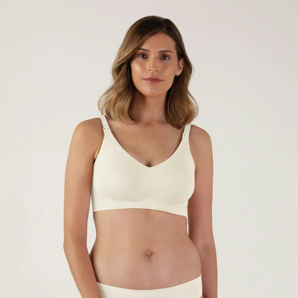 Bravado Designs Body Silk Seamless Nursing Bra - Sustainable - Antique White